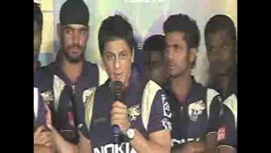 SRK Boosts KKR With XXX Energy Drink