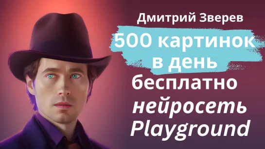 Playground - простейший инструмент для бесплатного создания нейро-картинок