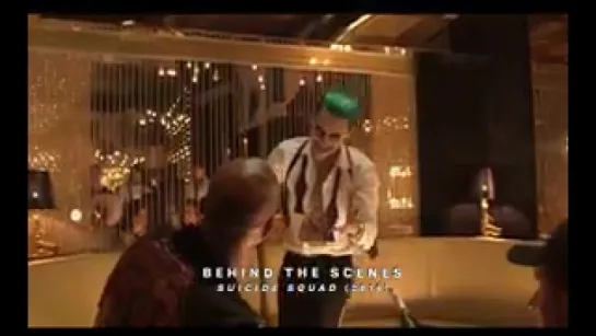 Suicide Squad behind the scenes with The Joker