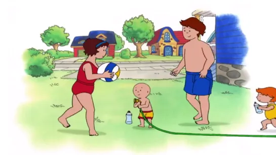 Caillou English Full Episodes - Caillou in the Paddling Pool - Cartoon Movie - Cartoons for Kids