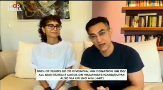 Aamir Khan & Kiran Rao, I For India (03.05.2020) - 3