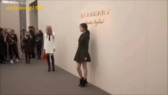 London! Han Hyo Joo Arrivals Red Carpet! [HD] Burberry Womenswear February 2016 Show