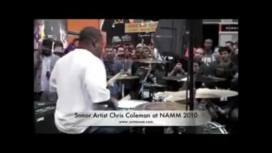 Sonor Artist Chris Coleman at NAMM 2010