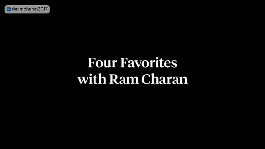 Four Favorites with Ram Charan_rus sub