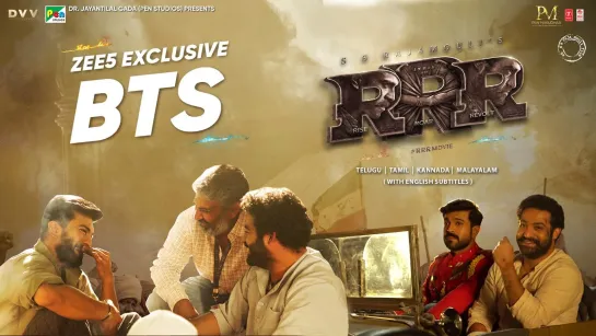 RRR Zee5 exclusive BTS _ SS Rajamouli _ Ram Charan _ NTR