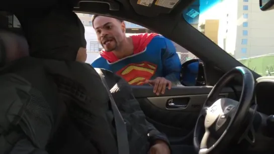 When Superman Pulled Over Bat Man (Nigga Vine)