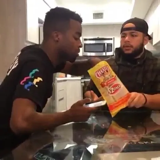 When someone licks their fingers and reaches back in the bag (Nigga Vine)