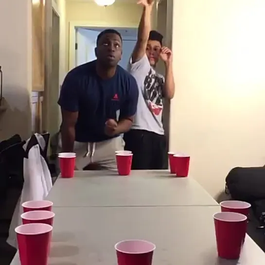 Making the last cup = Best feeling ever (Nigga Vine)