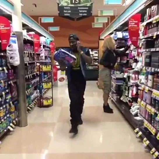 When your girl sends you to the store for something embarrassing (Nigga Vine)