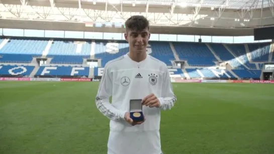 Kai Havertz: Die Fritz-Walter-Medaille ist eine besondere Ehre. Ich freue mich sehr darüber.