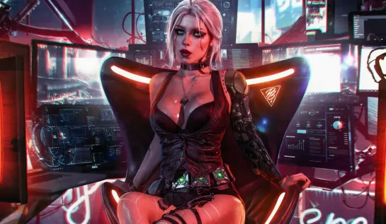 Цири Cyberpunk 2077 — мурашки по коже _ На русском