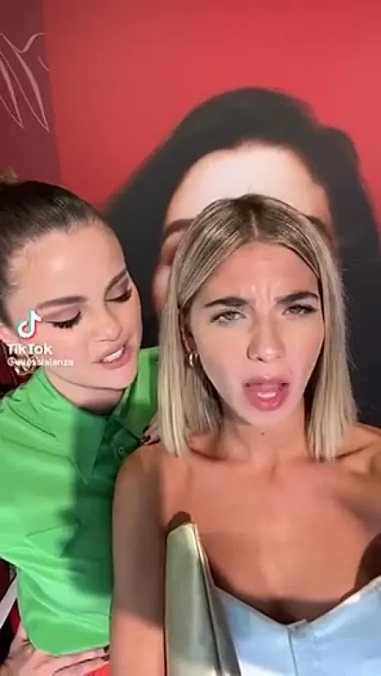 New TikTok By Selena Gomez And Influencer Alessia Lanza At The Rare Beauty Event in Milan, Italy (11/07)