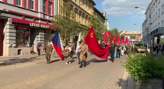 Празднование Дня Победы 9 мая в Ческе Будеёвице