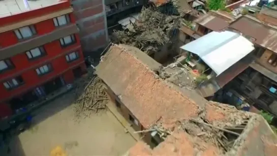 Bird's-Eye View of Nepal Quake Devastation