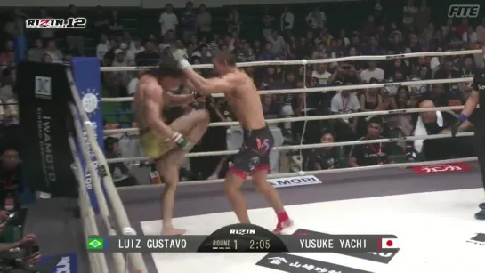 Yusuke Yachi vs. Luiz Gustavo [12.08.2018 Rizin FF 12]