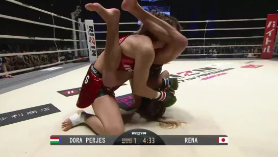 Rena Kubota vs. Dora Perjes [16.04.2017 Rizin FF in Yokohama]