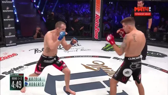 Steve Kozola vs. Jake Roberts [31.03.2017 Bellator 175]