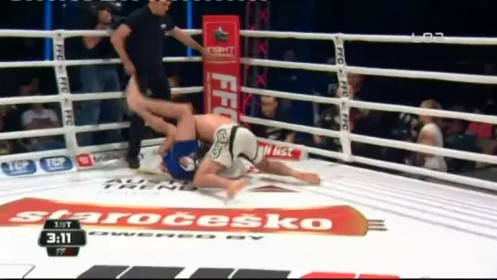 Прикол на словенском MMA турнире Final Fight Championship 18 (17/04/2015)