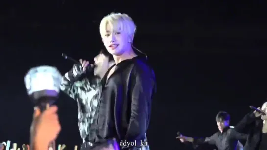 [VK][191011] MONSTA X fancam - Fallin (Wonho focus) @ Changwon K-Pop World Festival 2019