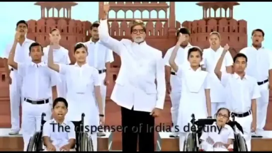 Indian National Anthem in the Sign Language ft. Amitabh Bachchan with Children with Disabilities