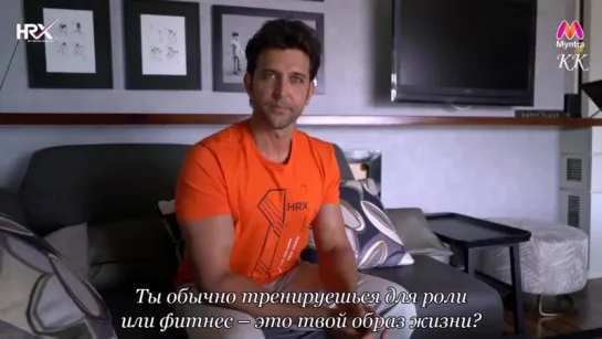 Up, close and personal with Hrithik Roshan  В гостях у Ритика. RUS SUB