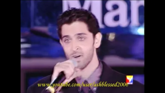 Hritikh Roshan speech and performance from Film Fare awards 2000 (HD)