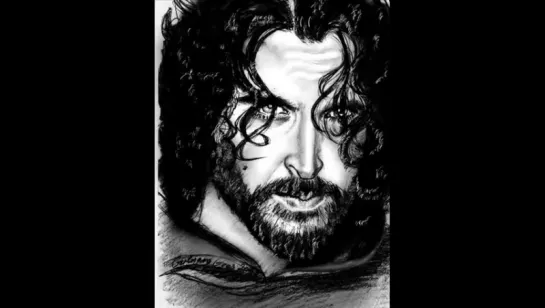 painting of Hrithik Roshans portraits Портреты Ритика Рошана. Работы Гульнары  Гусейновой.