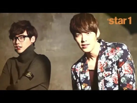 Lee Jong Suk & Kim Woo Bin on Star1