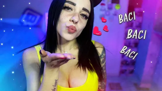 imviolet_ - 20210326 - TI BACIO E TI ADDORMENTI 😘 ｜ ASMR Kiss Sounds - LFVwzYbDiN0