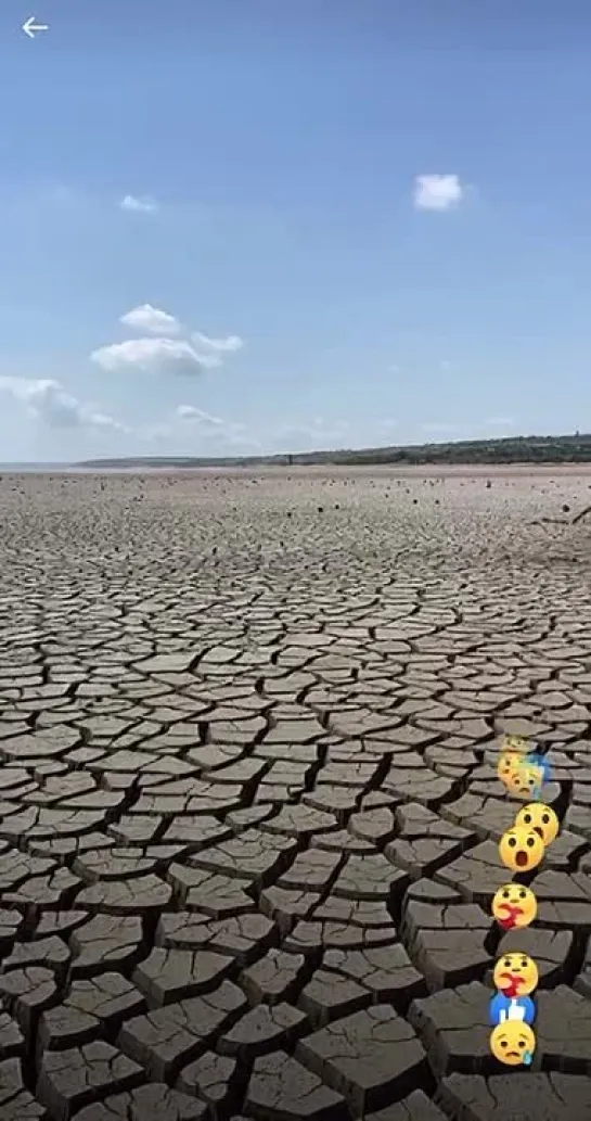 Печальное зрелище: на месте Каховского водохранилища пустыня