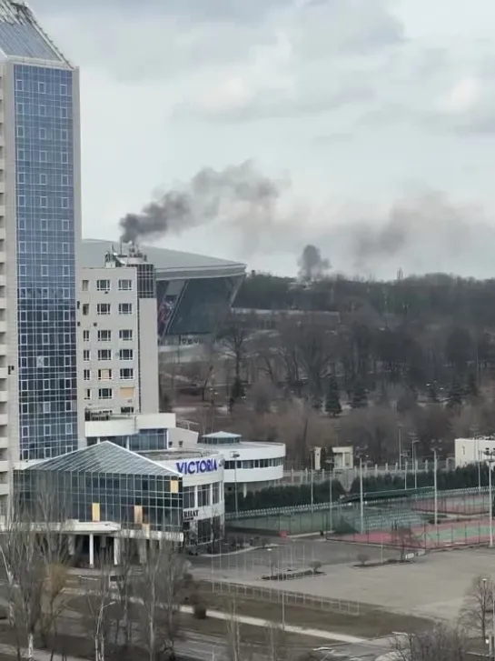 Киевский район г Донецк под обстрелом.