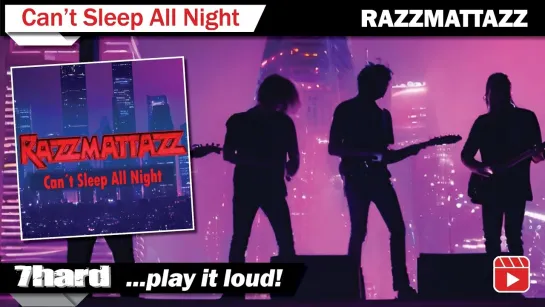 Razzmattazz - Cant Sleep All Night [Official Lyric Video / Visualizer] 2024