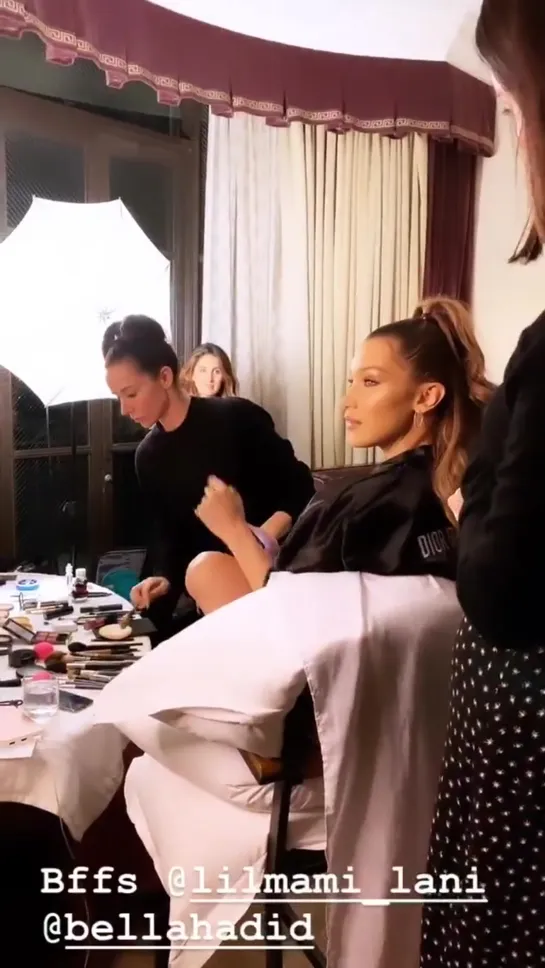 Подготовка к вечеринке бренда «Dior Makeup», Лос-Анджелес (08.05.19)