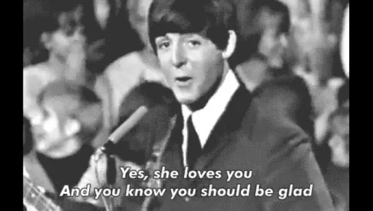 Yes she loves you