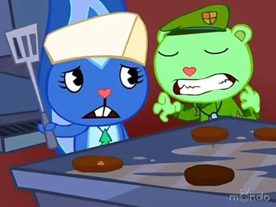 Happy Tree Friends. Взорви McDonald's)