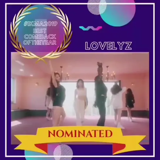 191129 NOMINATE: Best Comeback of the Year @ ITALIAN KPOP MUSIC AWARDS 2019