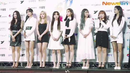 190823 Soribada Awards 2019 - Lovelyz blue carpet