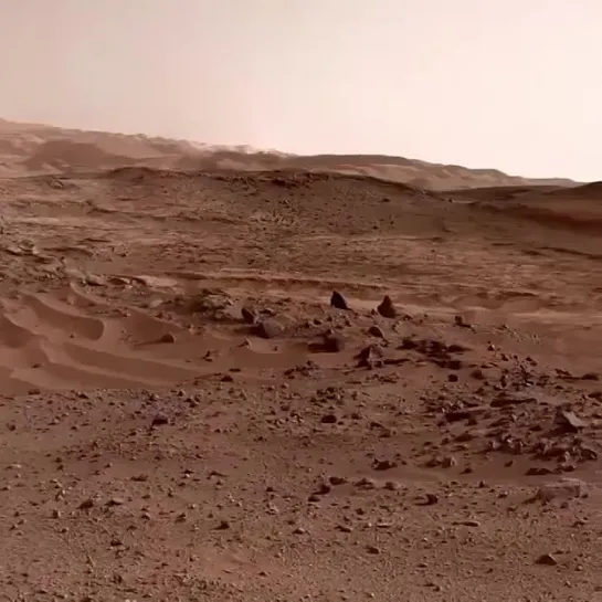 Марсоход Curiosity снял поверхность Марса