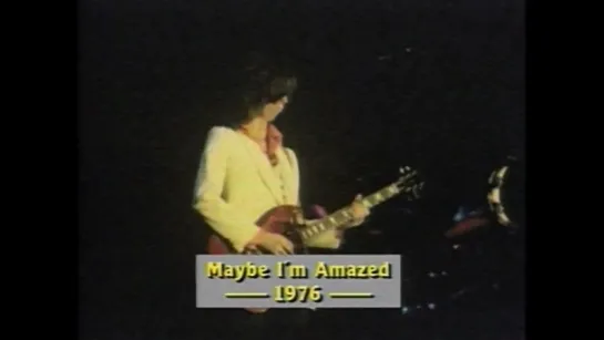 Paul McCartney & Wings – Maybe I'm Amazed (9/31) Rockshow (1976) The Paul McCartney Special (1986.008.29)