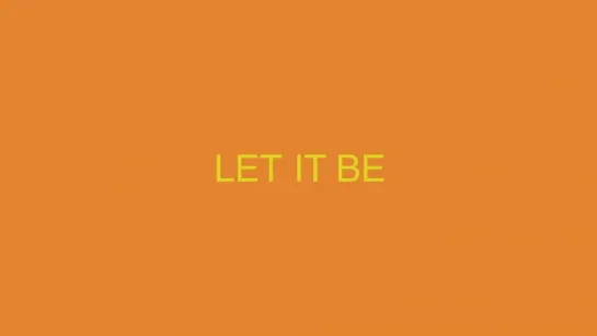 Let It Be