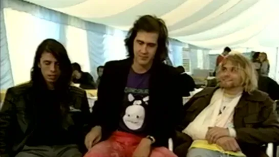 NIRVANA - MTV Interview (Richfield Avenue (Reading Festival), Reading, UK, 23.08.1991)