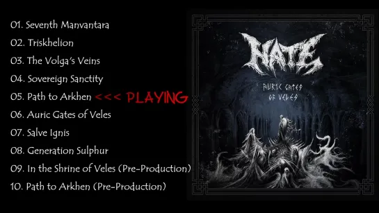 HATE -- Auric  Gates  Of  Veles  ( FULL  ALBUM  2019 )