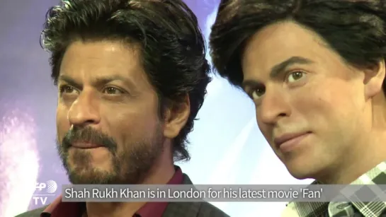 Shah Rukh Khan promotes new movie using waxwork double in London