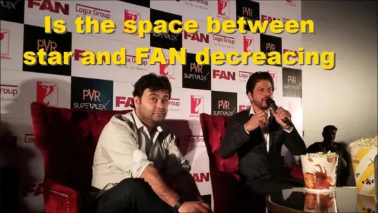 FAN Mania in Delhi Shah Rukh Khan answers all questions