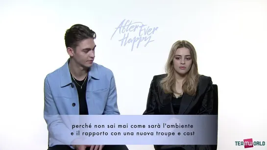 AFTER 4 _ La nostra intervista a Hero Fiennes Tiffin e Josephine Langford