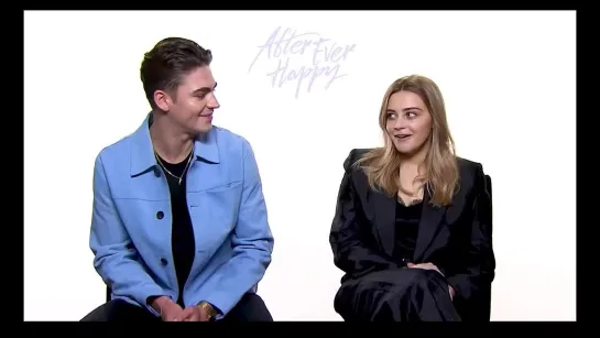 Hero Fiennes Tiffin  и Josephine Langford интервью 21.09.22