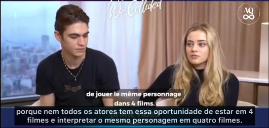 Entrevista de Josephine Langford e Hero Fiennes Tiffin para a Cosmopolitan.