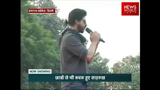 Shah Rukh Khan Visits His College To Promote Fan