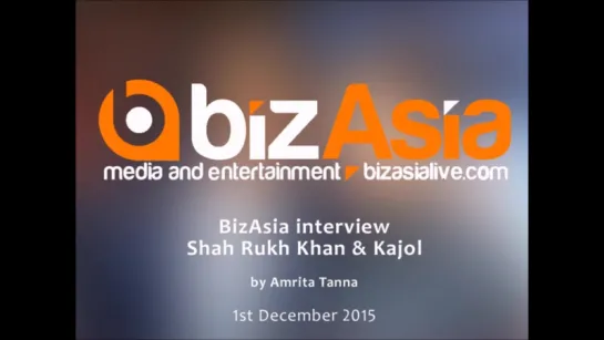 BizAsia interviews Shah Rukh Khan  Kajol in London for Dilwale