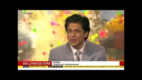 Shah Rukh Khan on Sky News